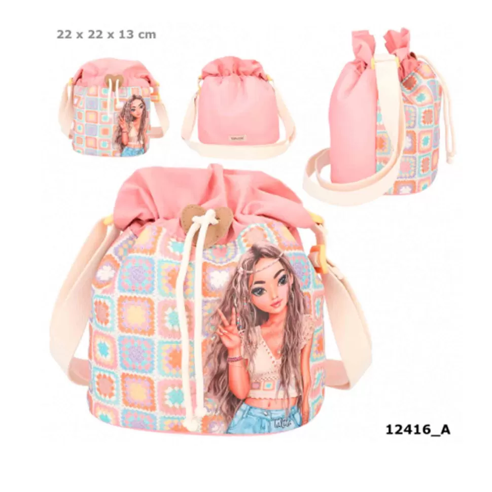TopModel Top Model Bolso Tipo Saco Hippie Heart* Vuelta Al Cole