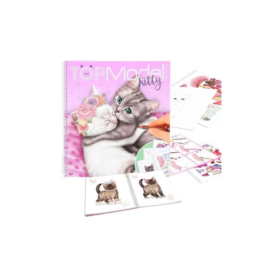TopModel Manualidades^Top Model Crea Tu Libro De Colorear Kitty