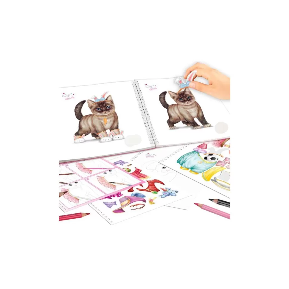 TopModel Manualidades^Top Model Crea Tu Libro De Colorear Kitty