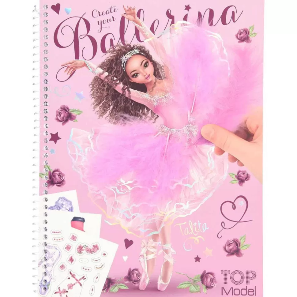 TopModel Manualidades^Top Model Create Your Libro Colorido Ballet