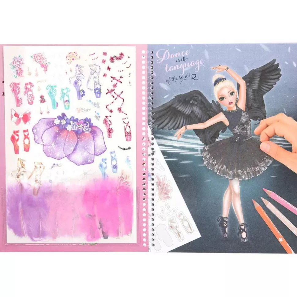 TopModel Manualidades^Top Model Create Your Libro Colorido Ballet