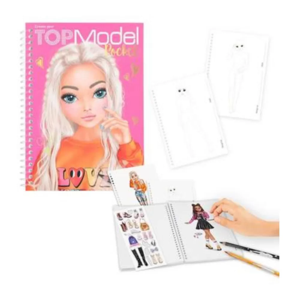 TopModel Top Model Cuaderno Para Colorear* Manualidades