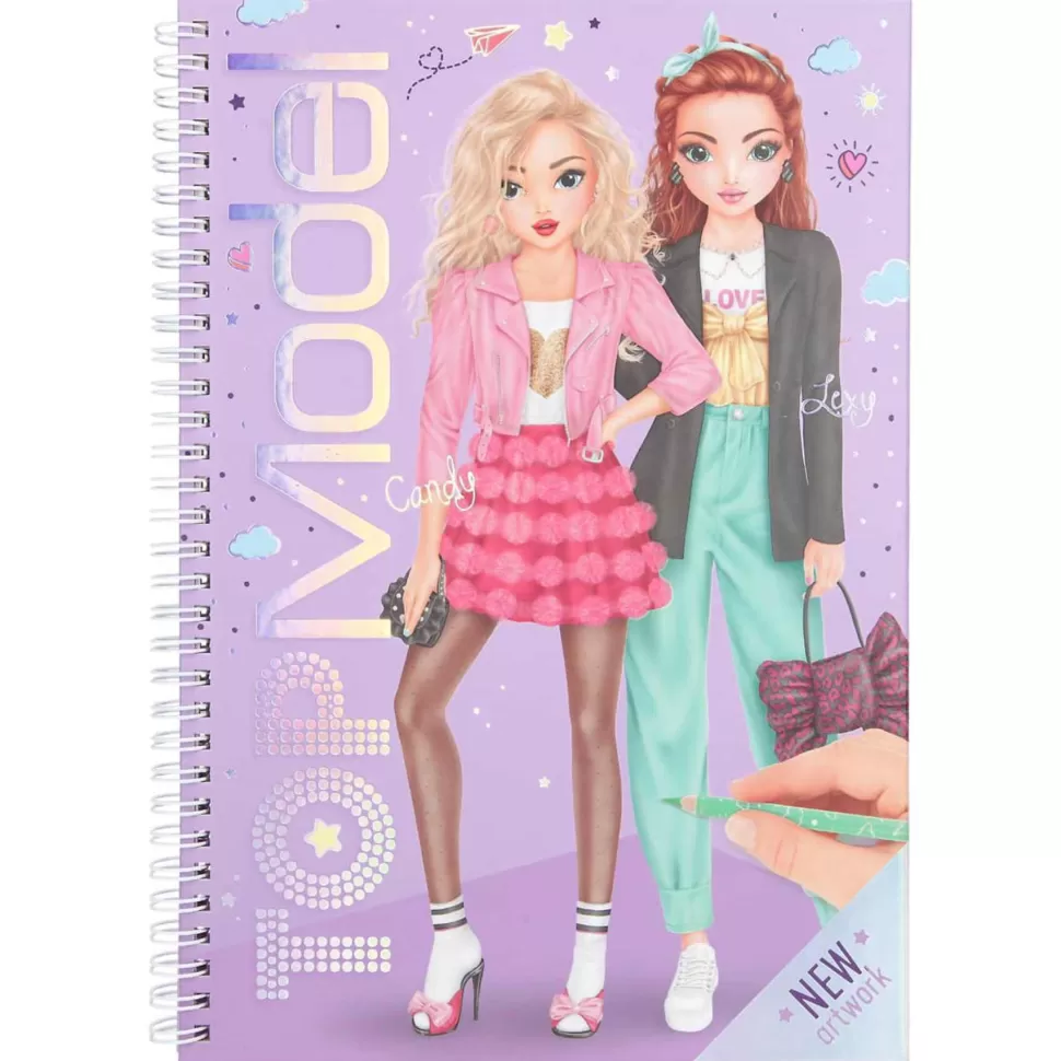 TopModel Top Model Libro De Colorear Con Set De Colores* Manualidades