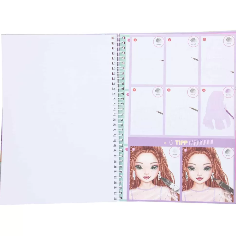 TopModel Top Model Libro De Colorear Con Set De Colores* Manualidades