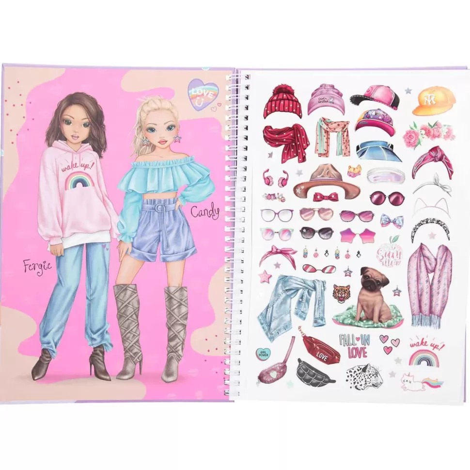 TopModel Top Model Libro De Colorear Con Set De Colores* Manualidades
