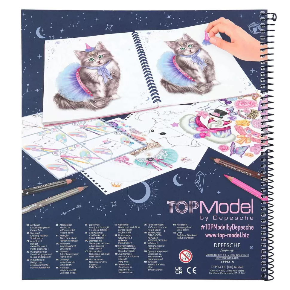 TopModel Top Model Libro De Colorear Moonlight* Manualidades