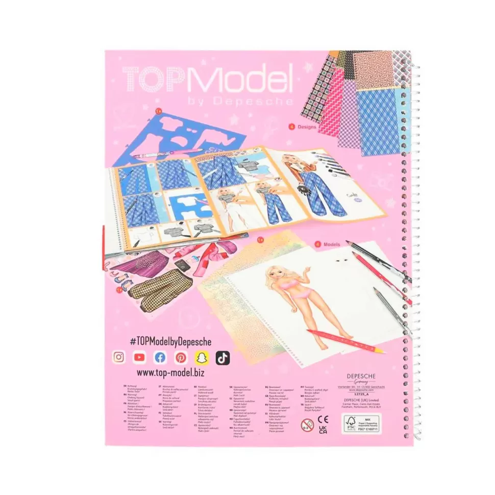 TopModel Top Model Libro Para Colorear Especial* Manualidades