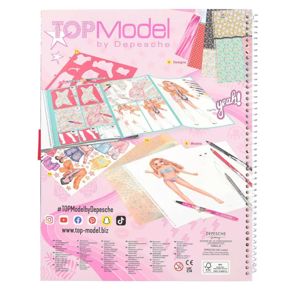 TopModel Manualidades^Top Model Libro Para Colorear Especial