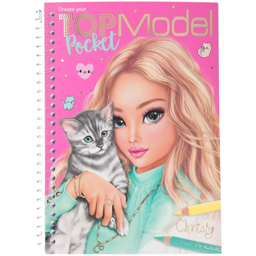 TopModel Cuaderno Colorear Figurines Con Sus Mascotas* Manualidades