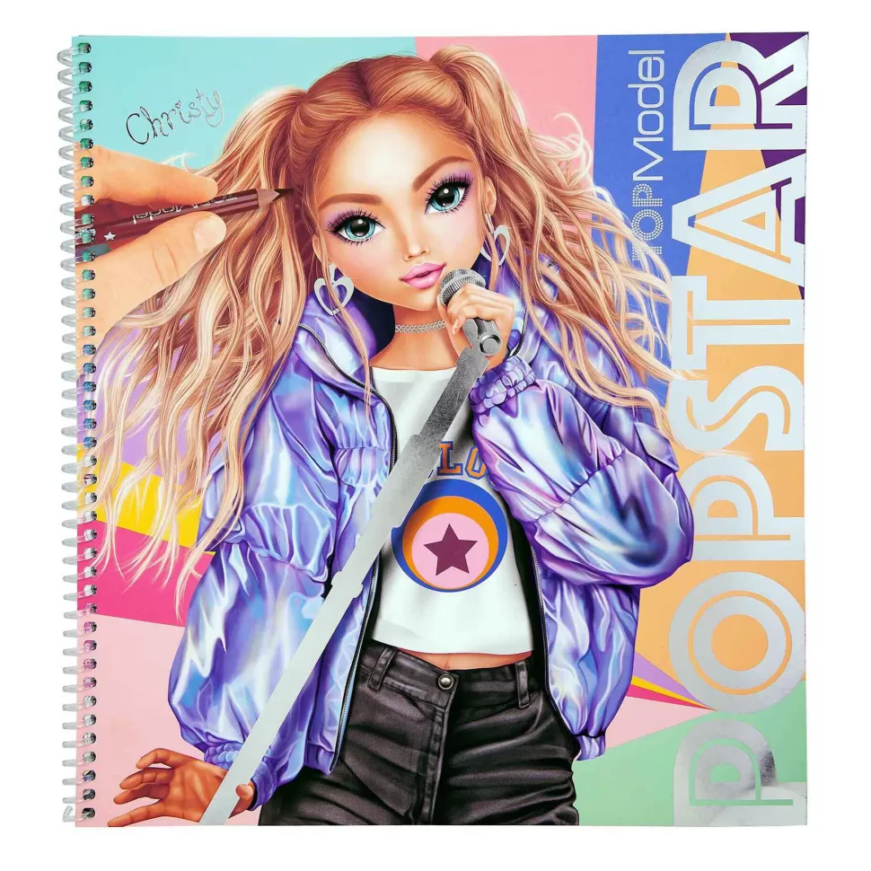 TopModel Manualidades^ Cuaderno De Diseno Popstar Para Colorear