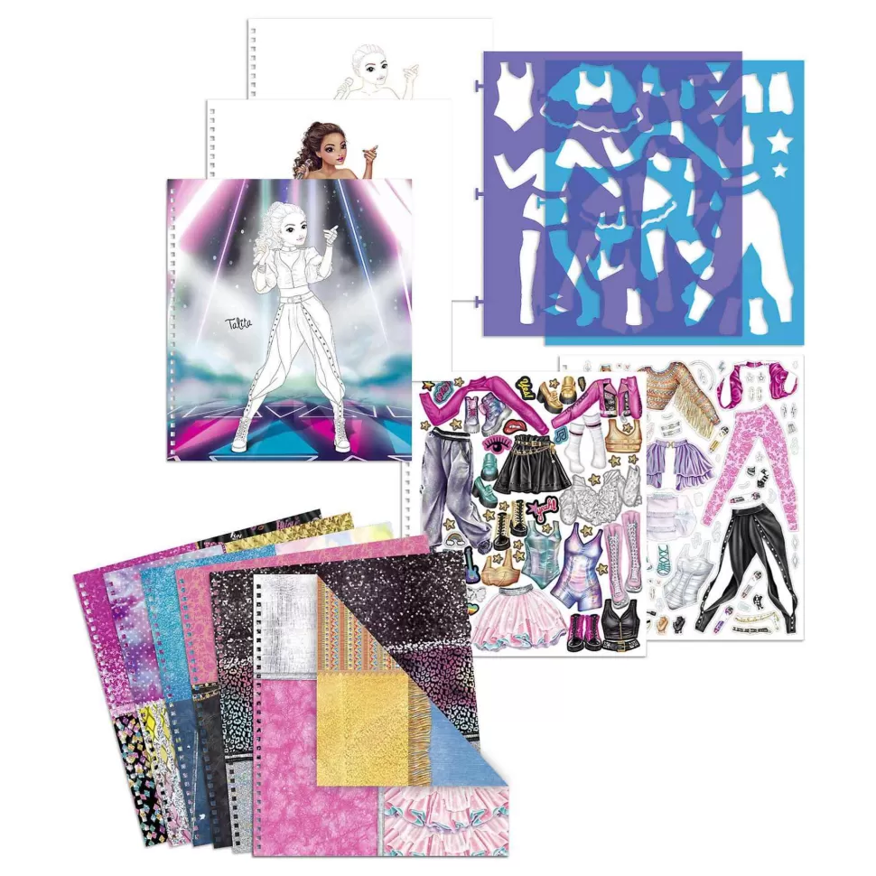 TopModel Manualidades^ Cuaderno De Diseno Popstar Para Colorear