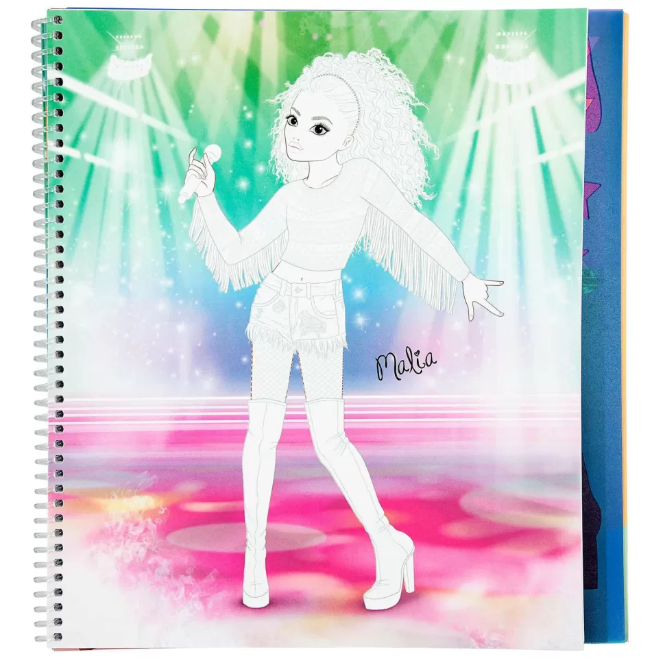 TopModel Manualidades^ Cuaderno De Diseno Popstar Para Colorear