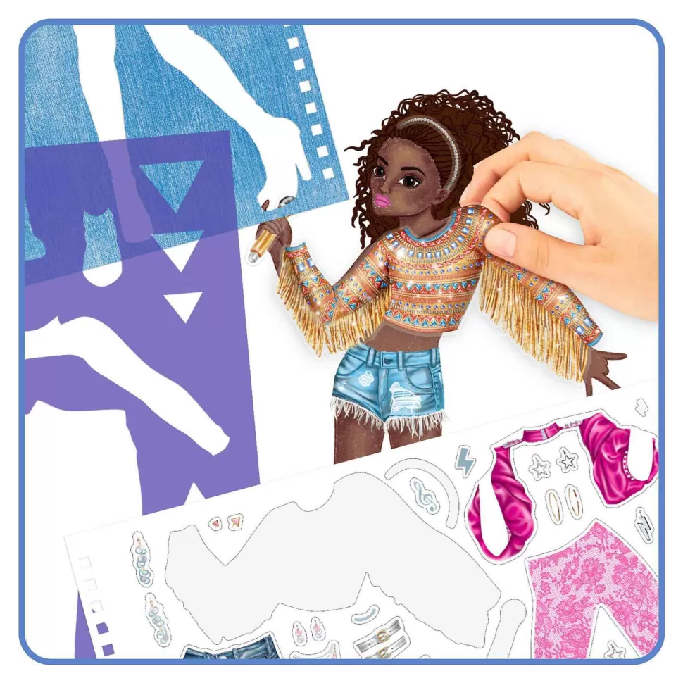 TopModel Manualidades^ Cuaderno De Diseno Popstar Para Colorear