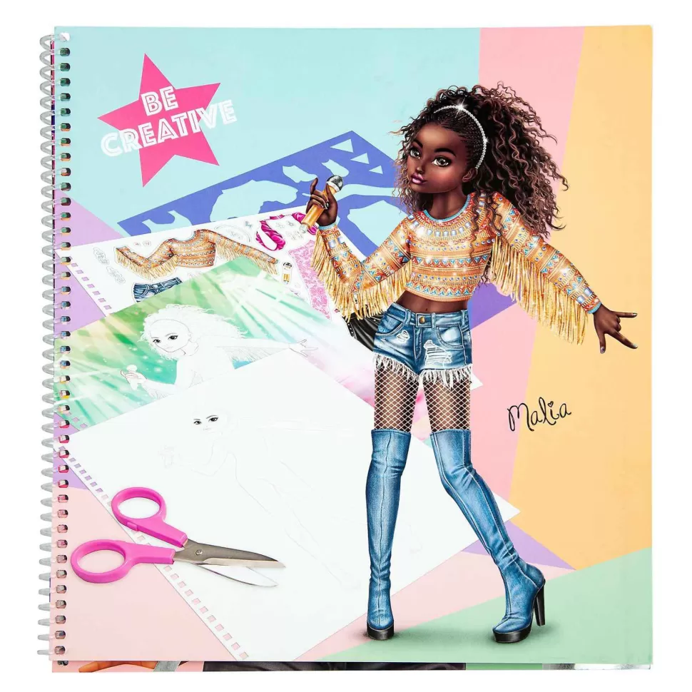TopModel Manualidades^ Cuaderno De Diseno Popstar Para Colorear