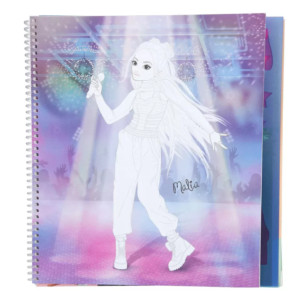 TopModel Manualidades^ Cuaderno De Diseno Popstar Para Colorear