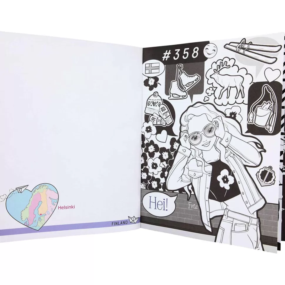 TopModel Manualidades^ Cuaderno Dibujar Y Colorear