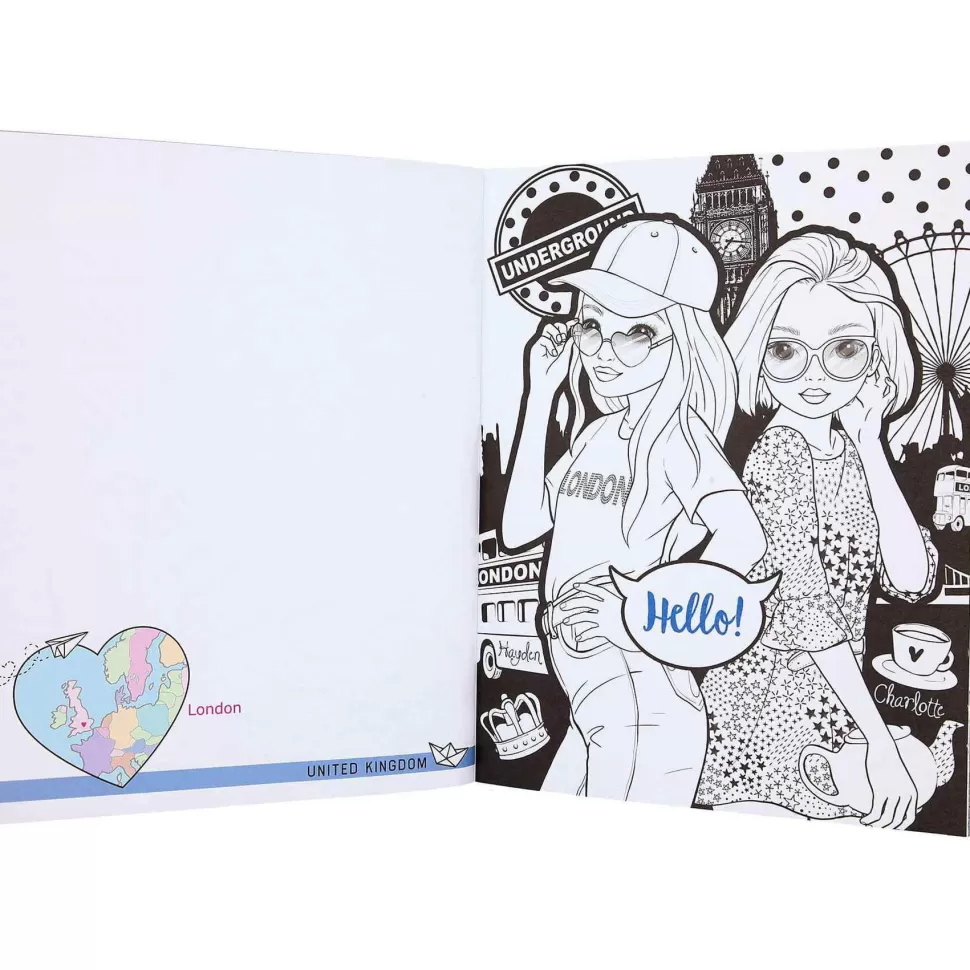 TopModel Manualidades^ Cuaderno Dibujar Y Colorear