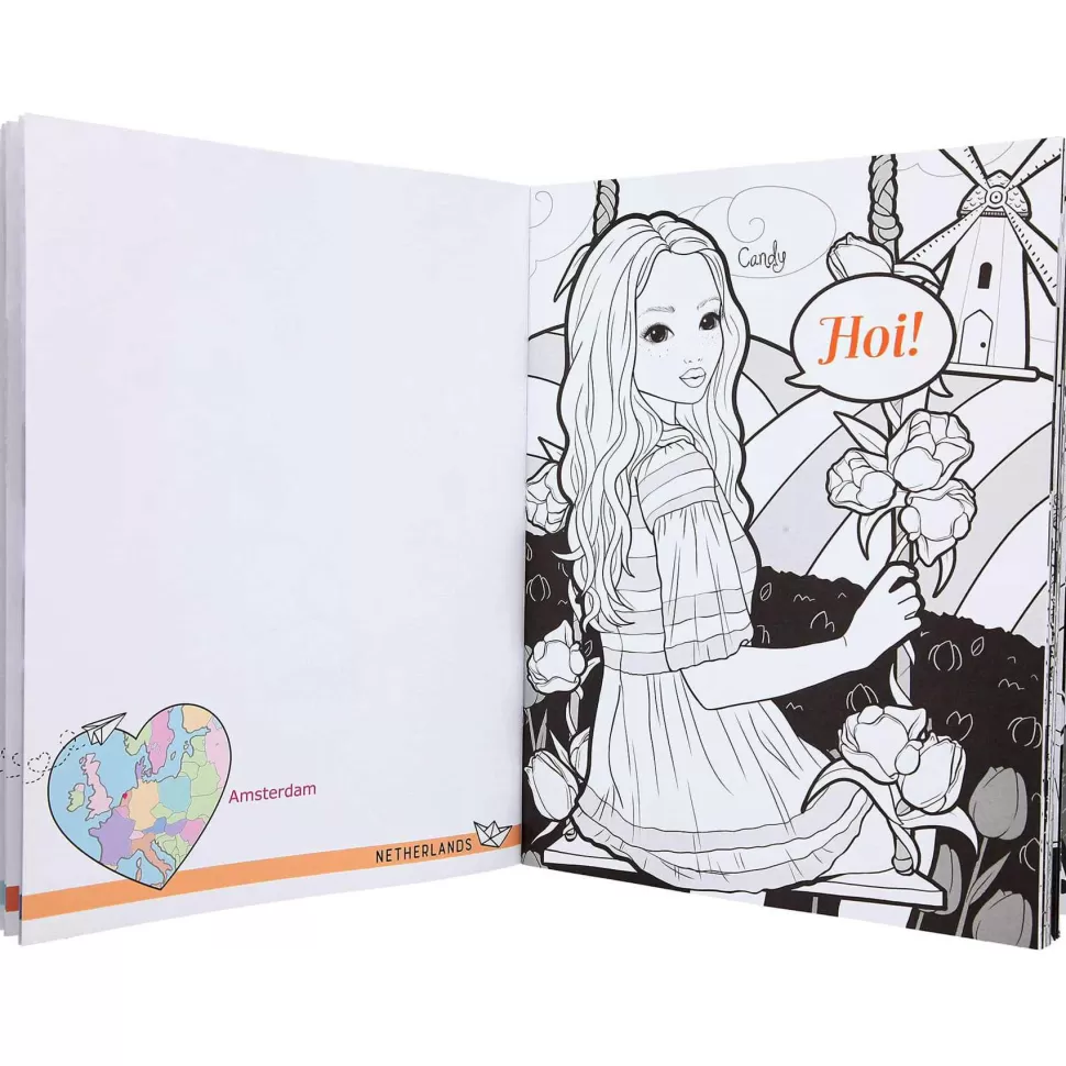 TopModel Manualidades^ Cuaderno Dibujar Y Colorear