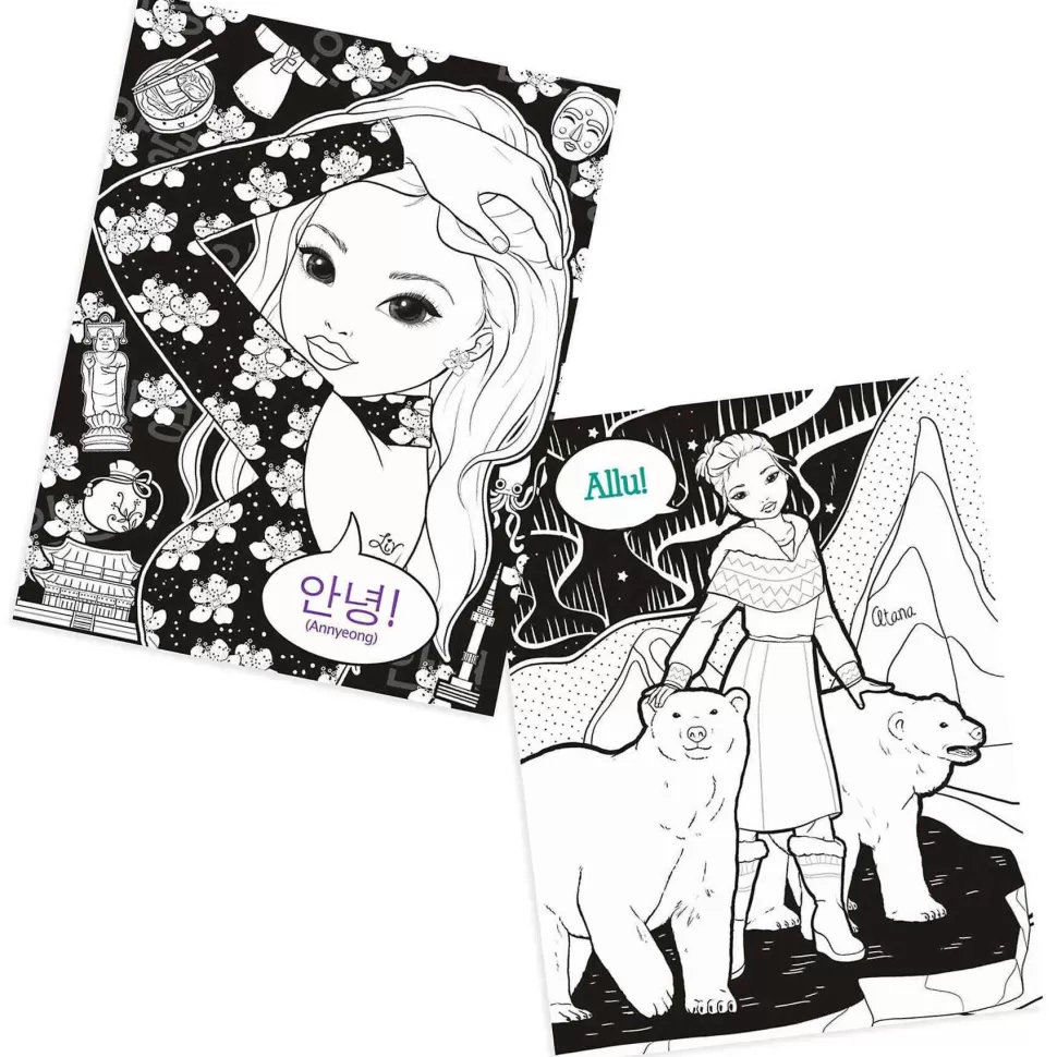 TopModel Manualidades^ Cuaderno Dibujar Y Colorear
