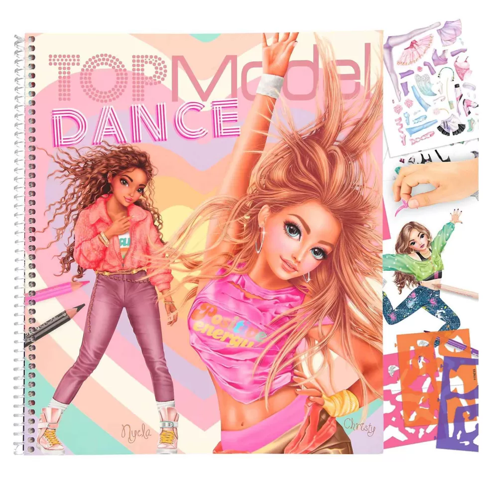 TopModel Manualidades^ Cuaderno Para Colorear Dance