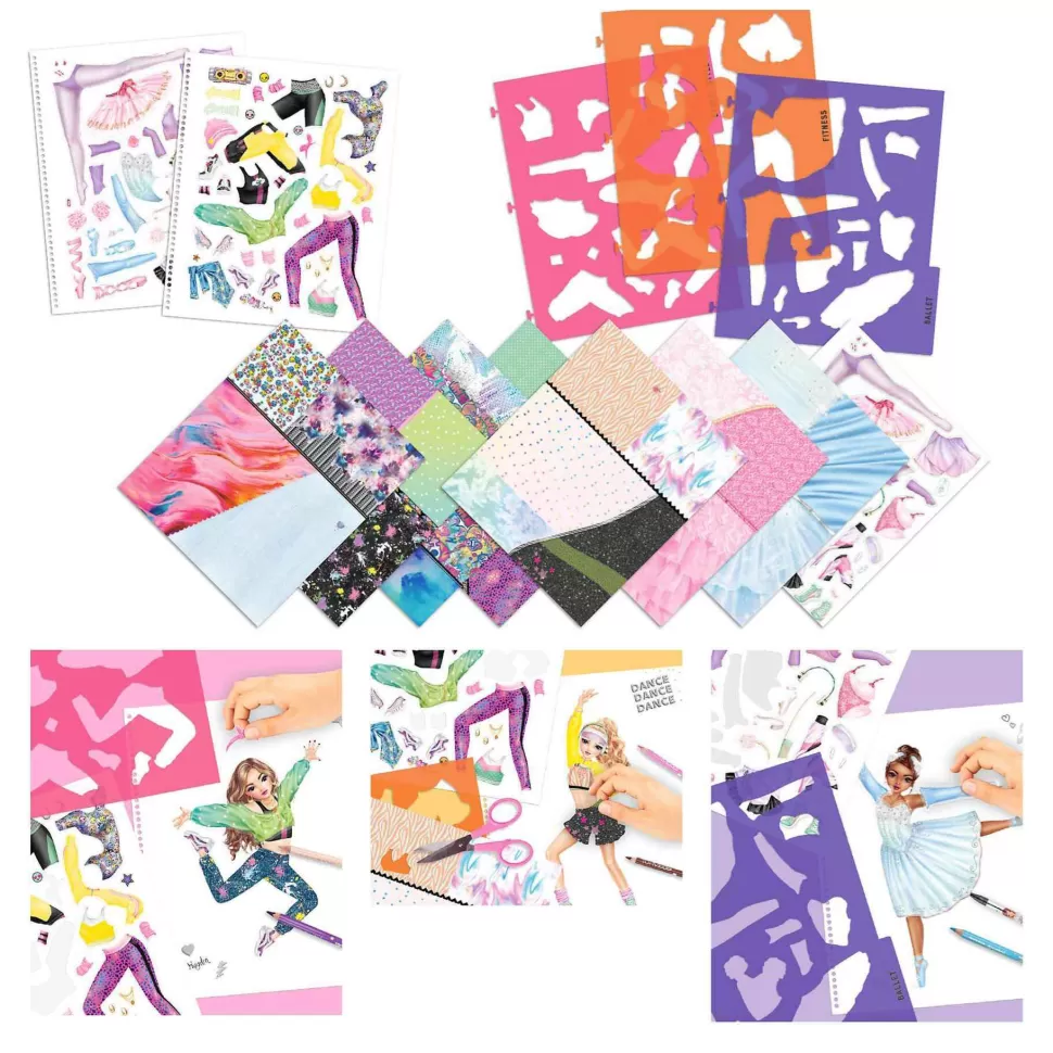 TopModel Manualidades^ Cuaderno Para Colorear Dance