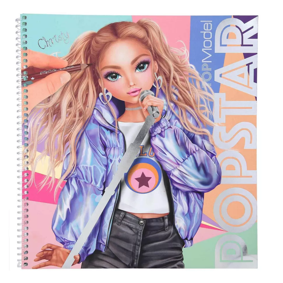 TopModel Cuaderno Popstar Para Colorear* Manualidades