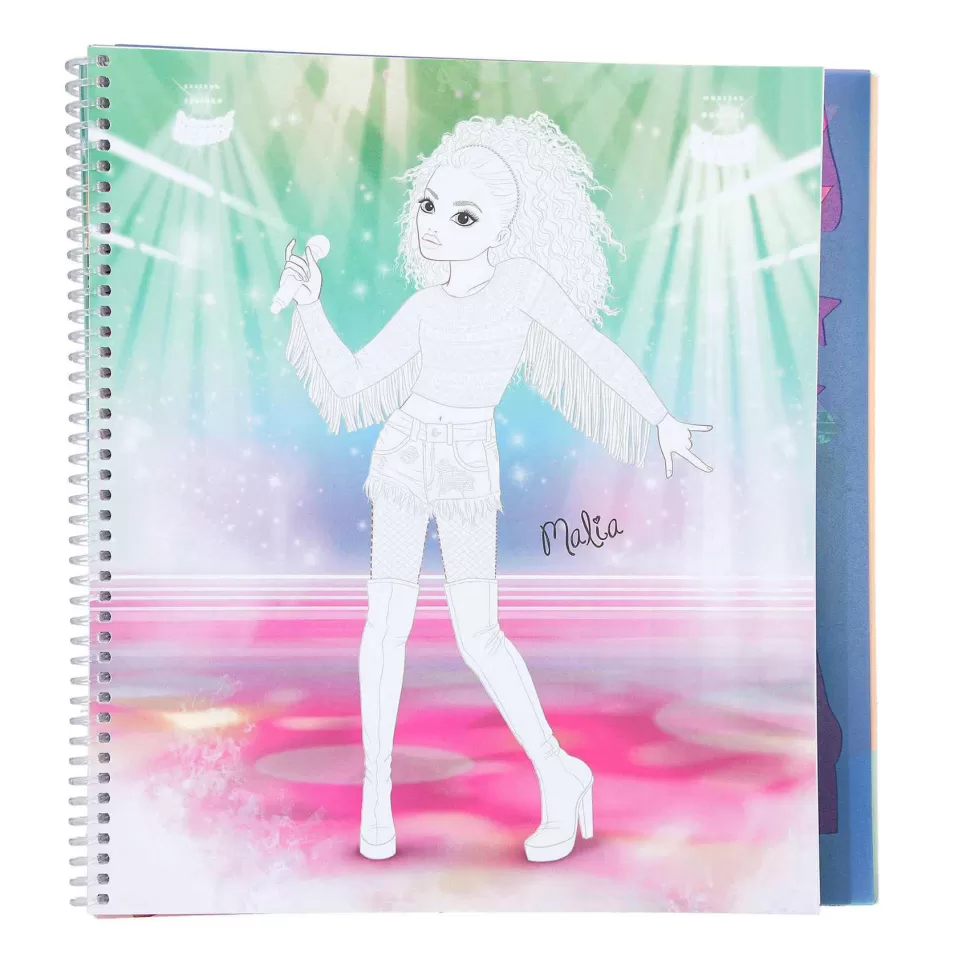 TopModel Cuaderno Popstar Para Colorear* Manualidades