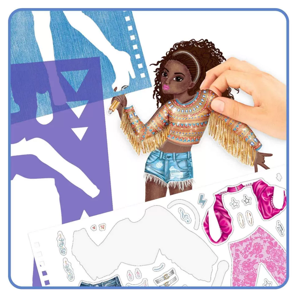 TopModel Cuaderno Popstar Para Colorear* Manualidades