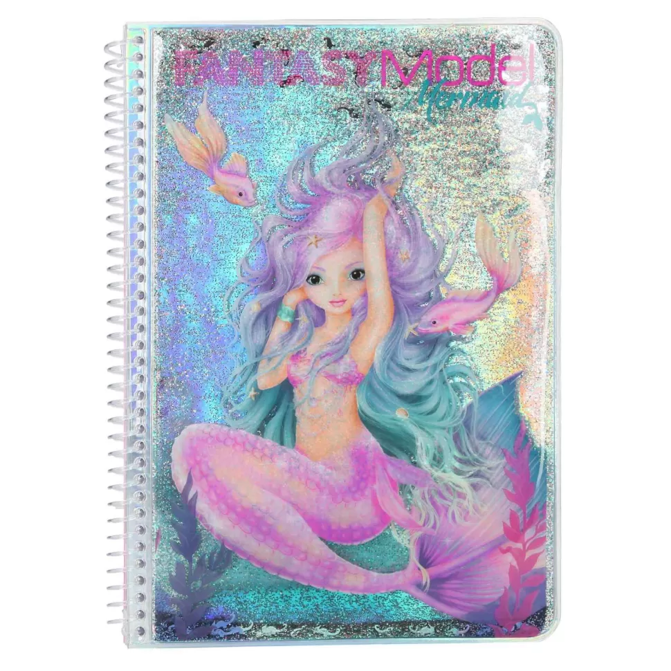 TopModel Manualidades^ Cuarderno Para Colorear Mermaid