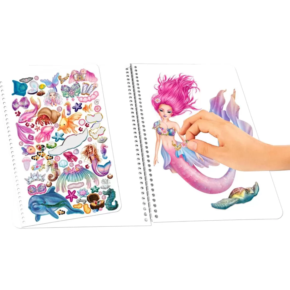 TopModel Manualidades^ Cuarderno Para Colorear Mermaid
