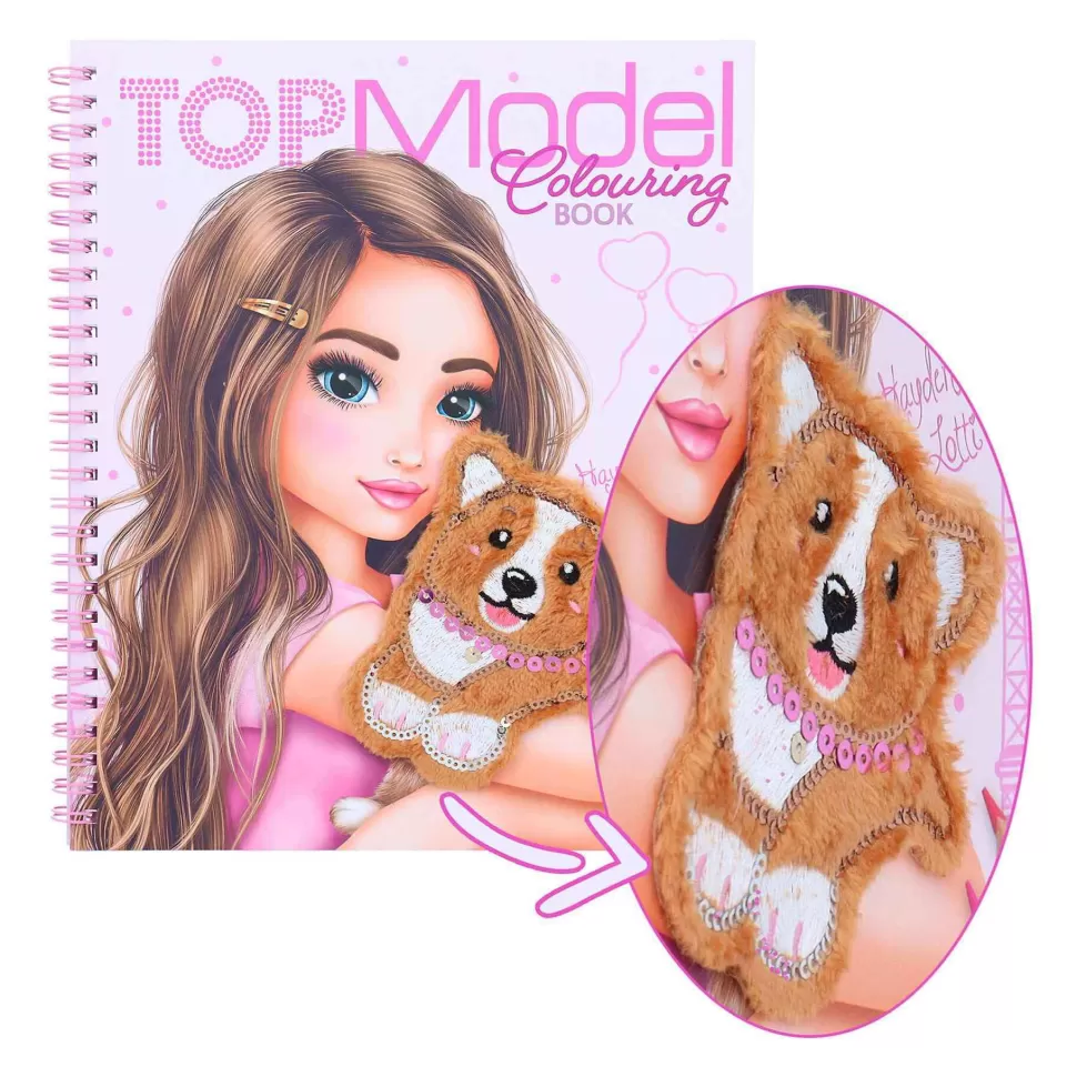 TopModel Libro Colorear Perrito Corgi* Manualidades