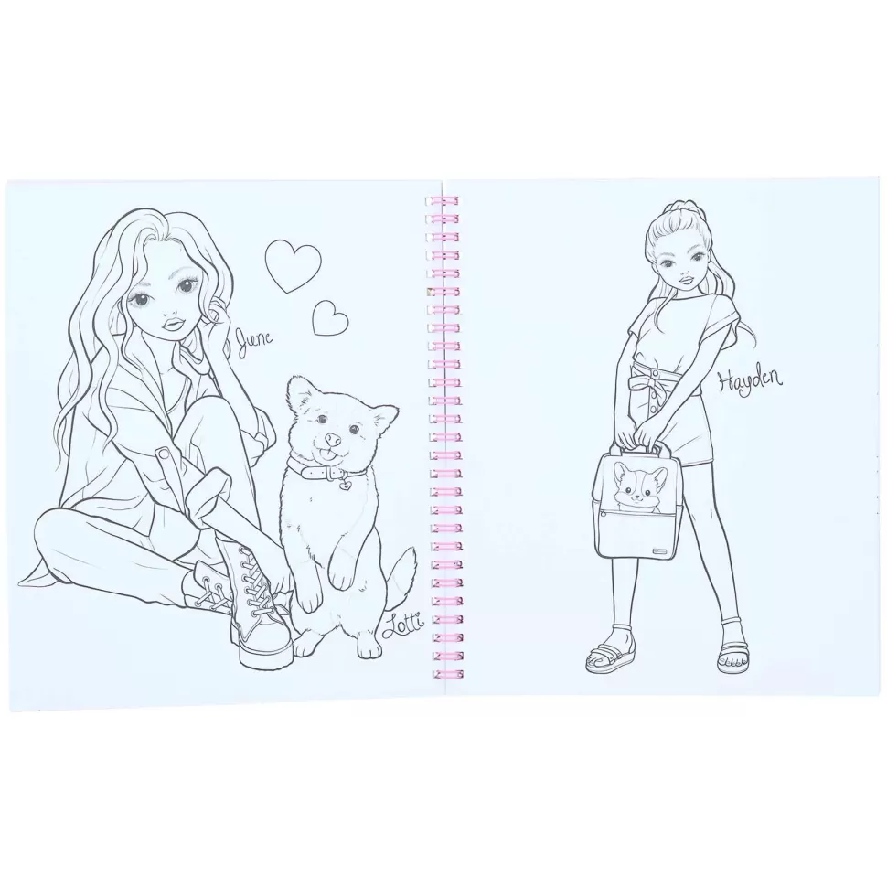TopModel Libro Colorear Perrito Corgi* Manualidades
