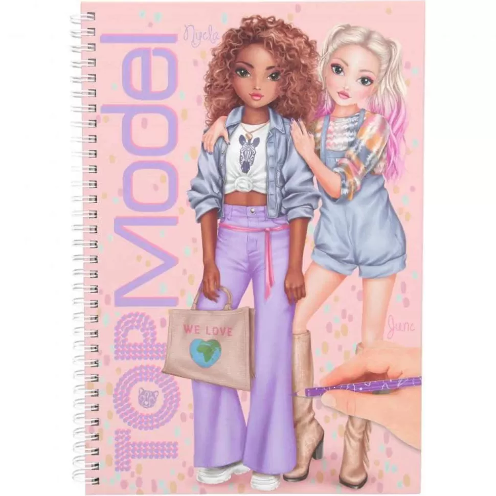 TopModel Manualidades^ Libro De Colorear Con Set De Colores