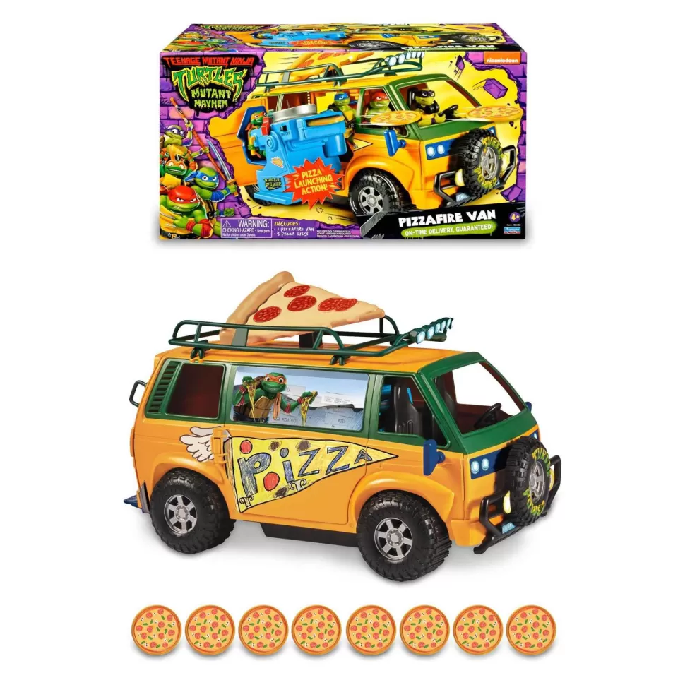 Tortugas Ninja Pizza Van Vehiculo Ninja Turtles Caos Mutante* Peluches