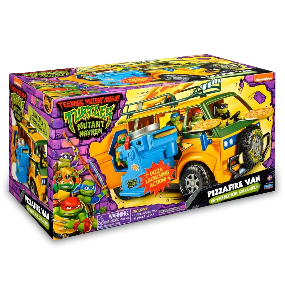 Tortugas Ninja Pizza Van Vehiculo Ninja Turtles Caos Mutante* Peluches