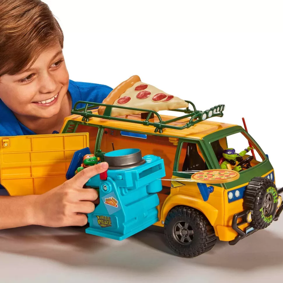 Tortugas Ninja Pizza Van Vehiculo Ninja Turtles Caos Mutante* Peluches