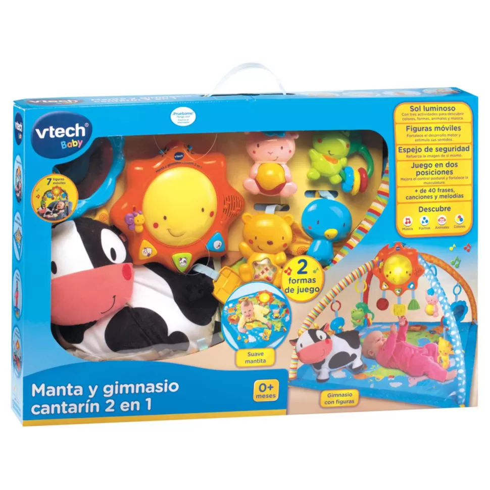 VTech Manta Y Gimnasio 2 En 1 Azul | Juguete Infantil* Primera Infancia