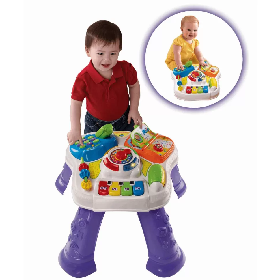 VTech Primera Infancia^ Mesita Parlanchina 2 En 1 Morada | Juguete Infantil