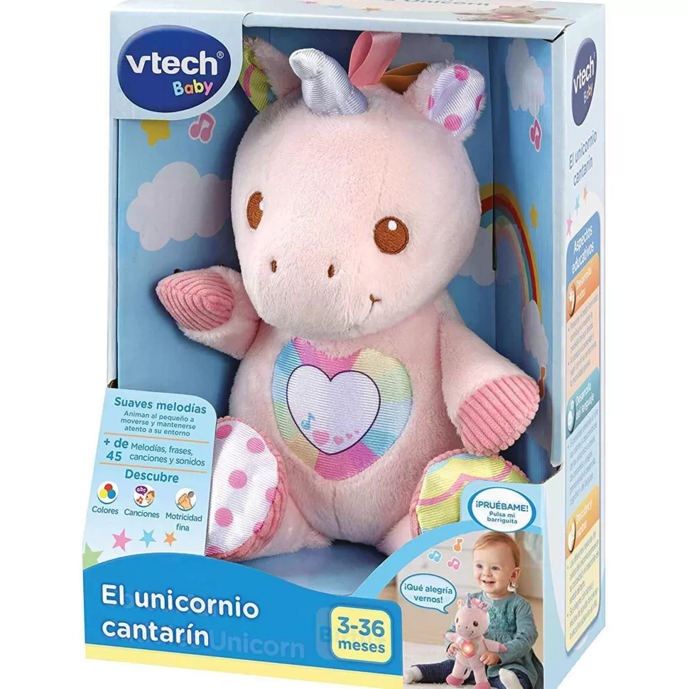 VTech Peluche Interactivo Unicornio Cantarin | Juguete Infantil* Primera Infancia