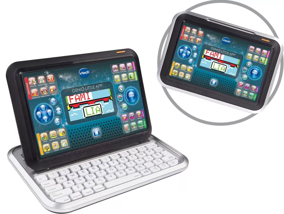 VTech Portatil Y Tablet 2 En 1 Genio Little App* Juguetes Electrónicos