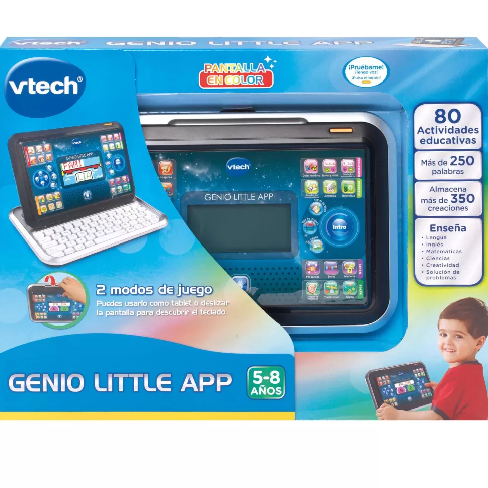 VTech Portatil Y Tablet 2 En 1 Genio Little App* Juguetes Electrónicos