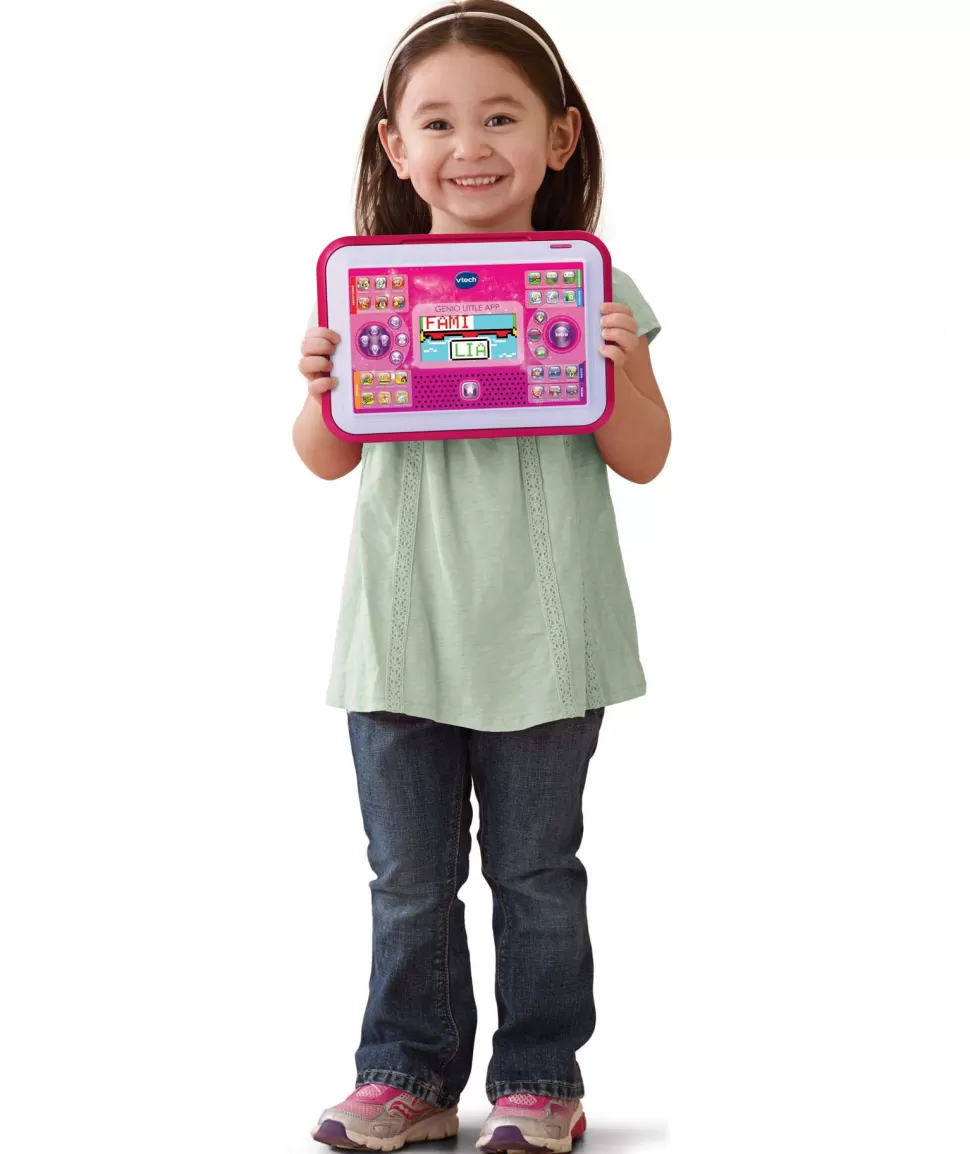 VTech Juguetes Electrónicos^ Portatil Y Tablet 2 En 1 Genio Little App Rosa