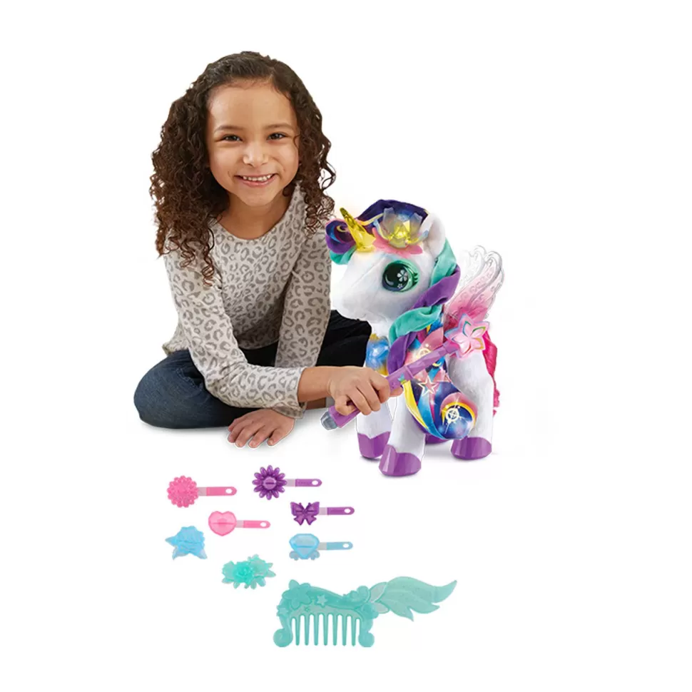 VTech Juguetes Electrónicos^ Skyla Mi Unicornio Varita Magica Peluche Interactivo