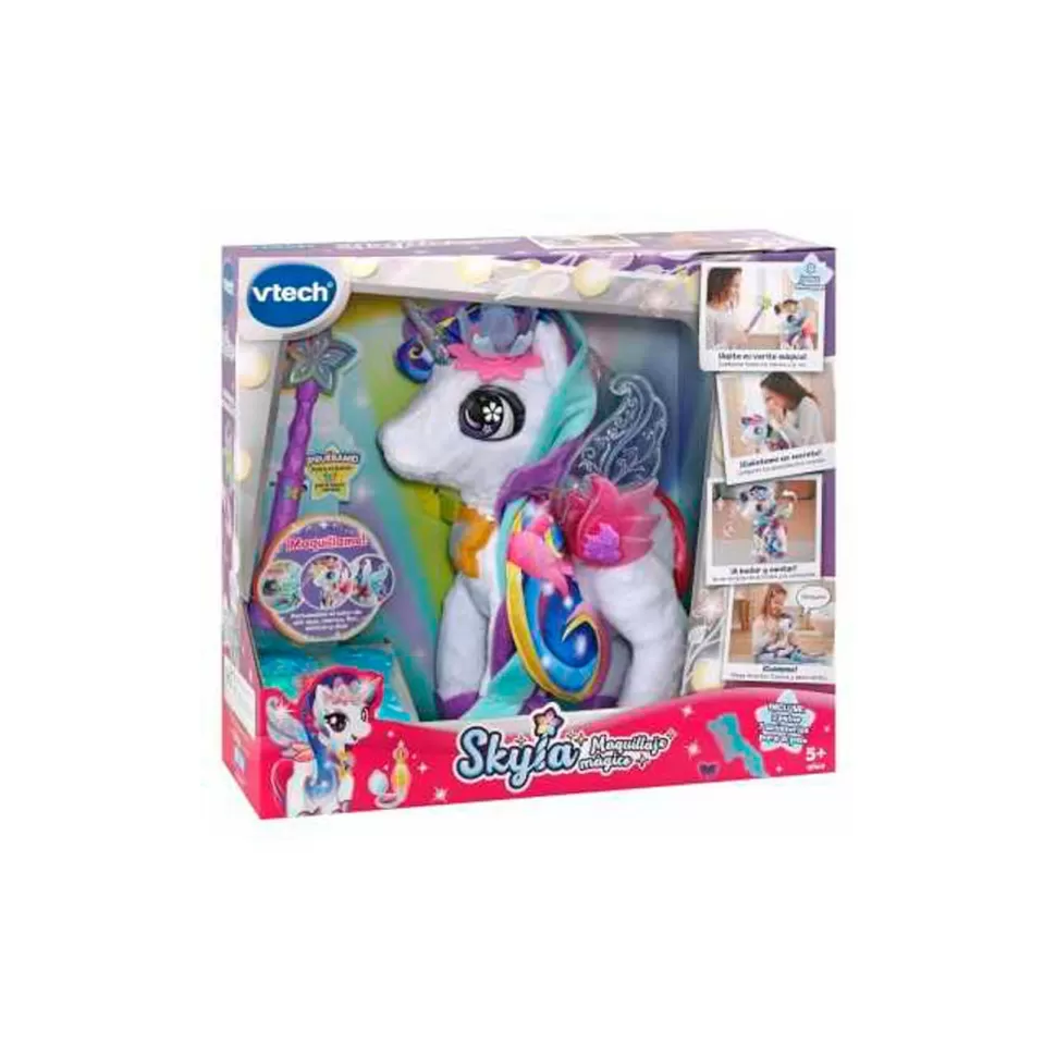 VTech Juguetes Electrónicos^ Skyla Mi Unicornio Varita Magica Peluche Interactivo