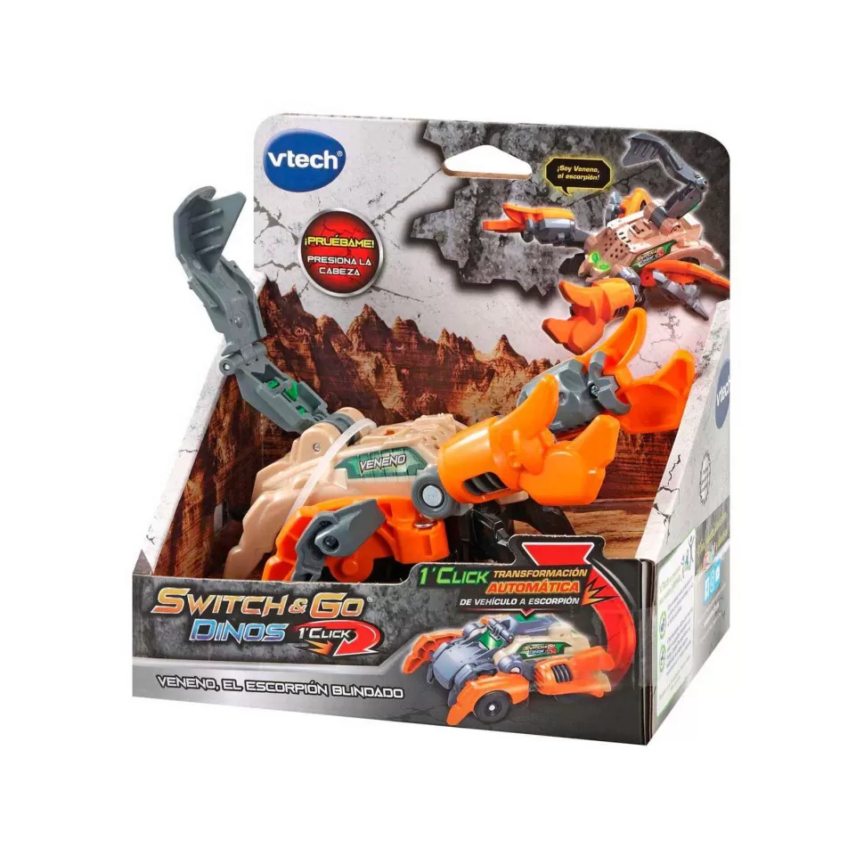 VTech Juguetes Electrónicos^ Switch & Go Dinos Veneno El Escorpion Blindado