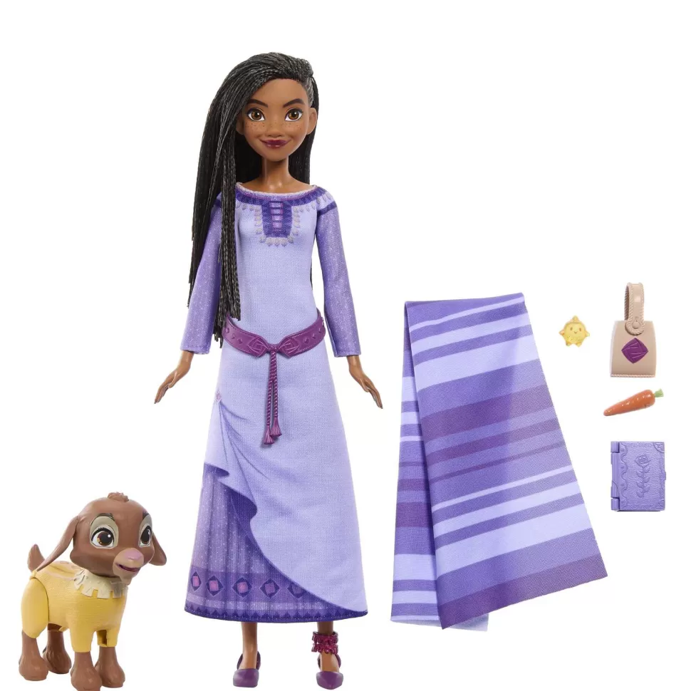 * Wish Asha De Rosas Pack Con Amigos Animales Y Accesorios* Muñecas
