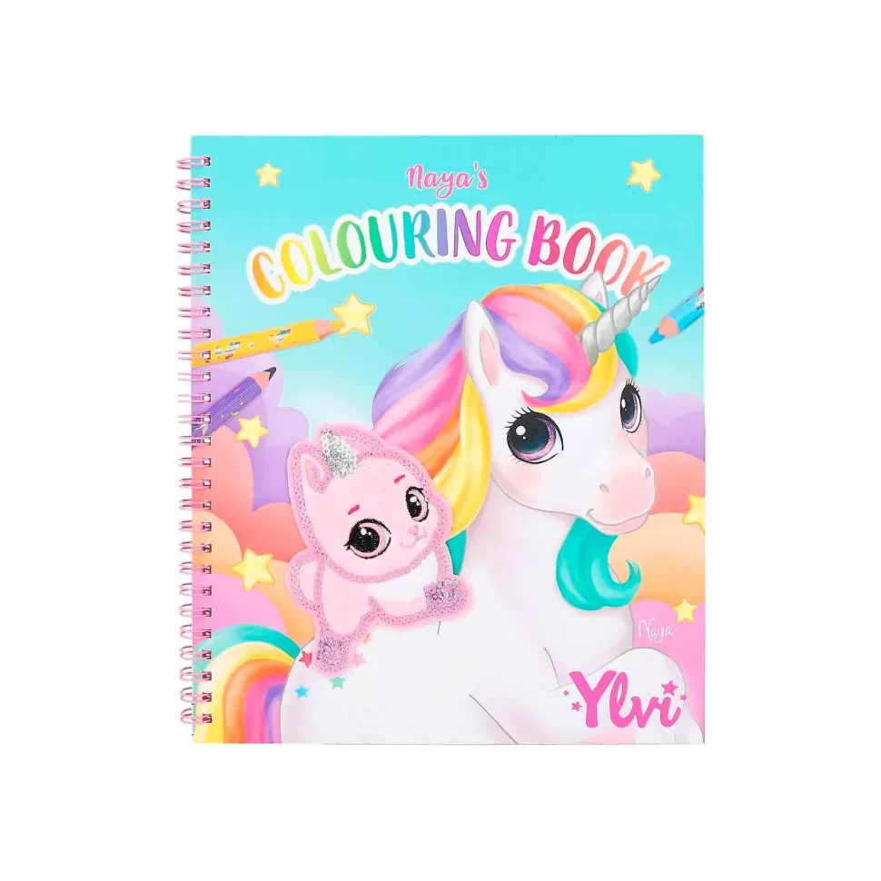 Ylvi Manualidades^ Libro De Colorear Con Unicornio Y Lentejuelas