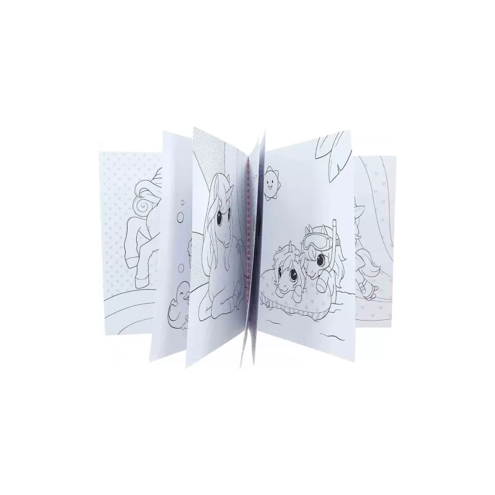 Ylvi Manualidades^ Libro De Colorear Con Unicornio Y Lentejuelas
