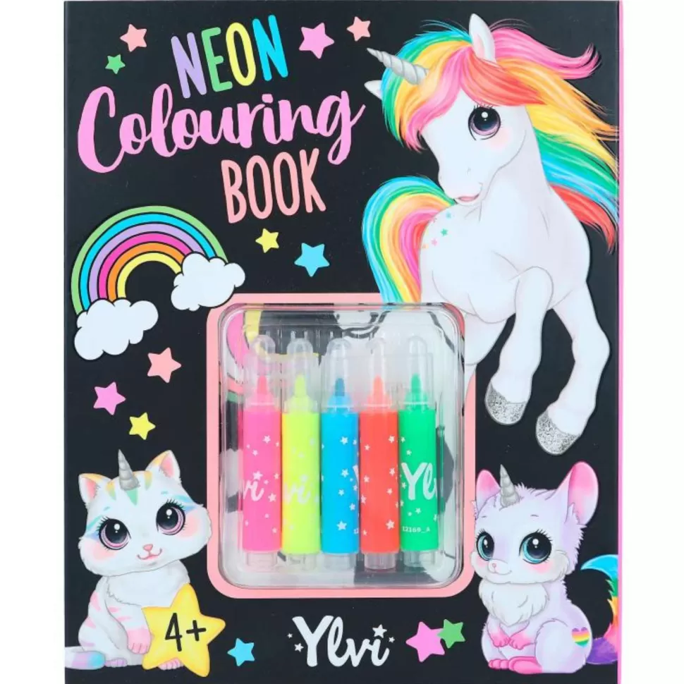Ylvi Set Libro De Colorear Neon* Manualidades
