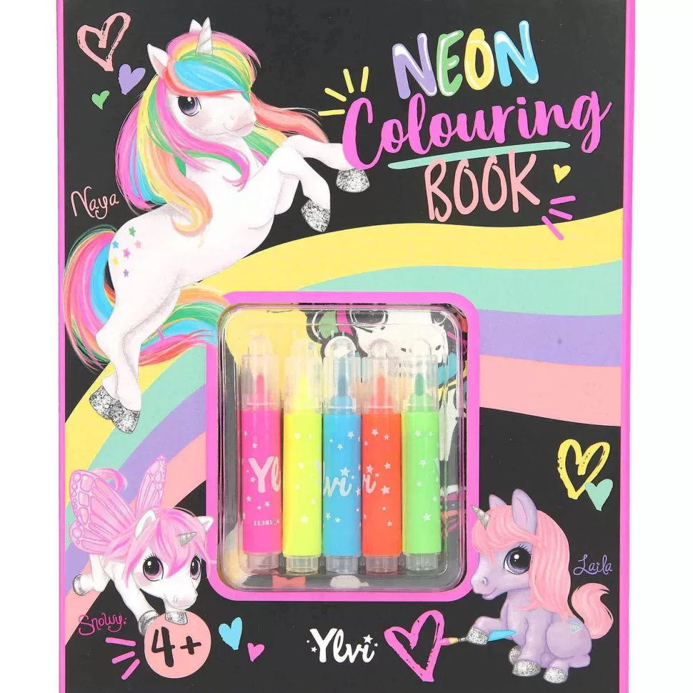 Ylvi Manualidades^set Libro De Colorear Neon
